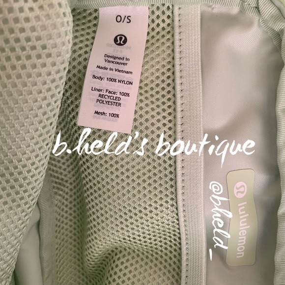 lululemon Everywhere Belt Bag in Kohlrabi Green/White Wordmark (1L) New NWT - Picture 13 of 16
